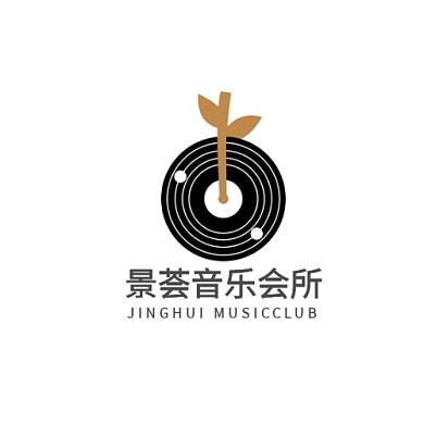 商业音乐会所logo设计