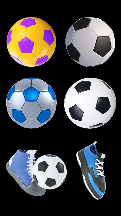 世界杯3d素材合集