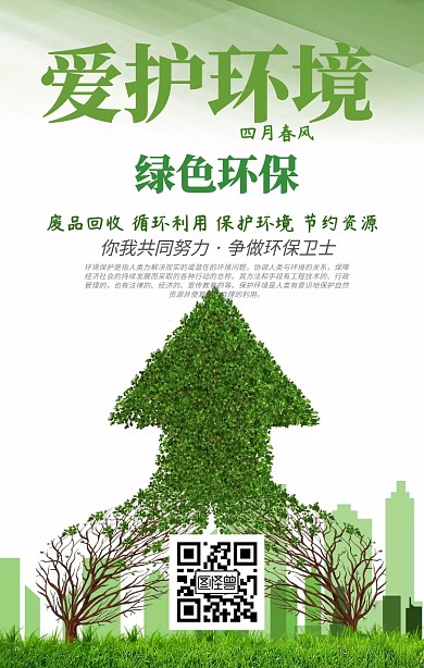 爱护环境宣传海报