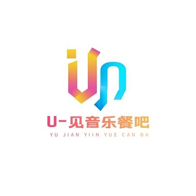 几何渐变遇见音乐餐吧LOGO