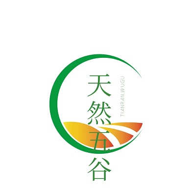 创意天然五谷logo设计