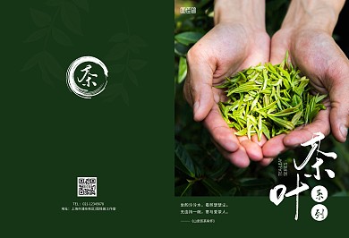 绿色简约茶叶系列介绍画册