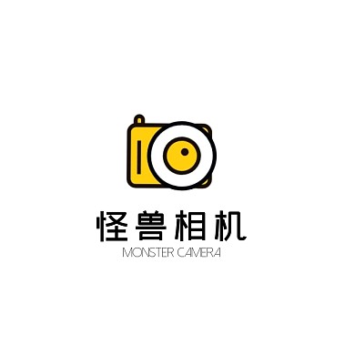 创意立体相机logo设计标志