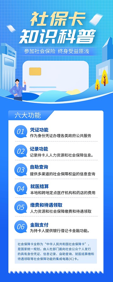 社保卡知识科普易拉宝