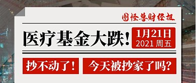 简约医疗基金大跌公众号首图