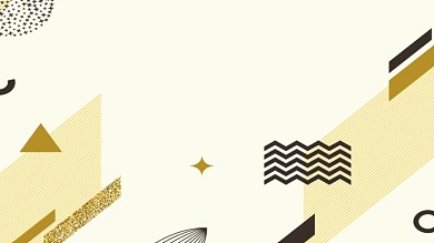 图怪兽原创元素创意几何风格主题海报背景
