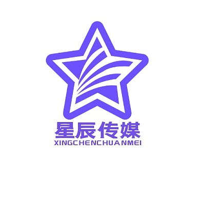 星辰传媒LOGO大气通用	
