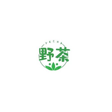 野茶创意简约LOGO