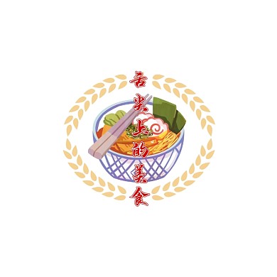 餐饮美食手绘创意logo设计通用