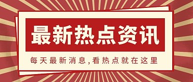 复古最新消息热点资讯公众号封面首图