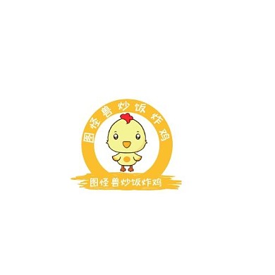 炒饭炸鸡logo美食炸鸡餐饮
