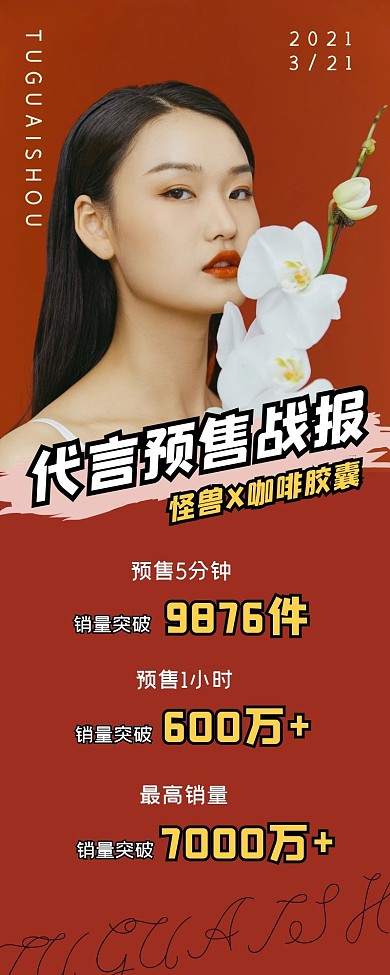 复古明星爱豆代言战报应援长图海报