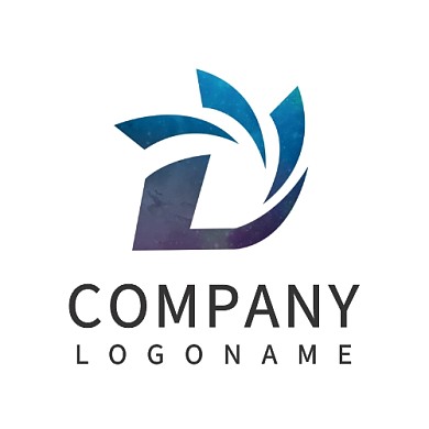 蓝色字母D公司企业LOGO