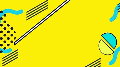 图怪兽原创元素创意几何风格主题海报背景