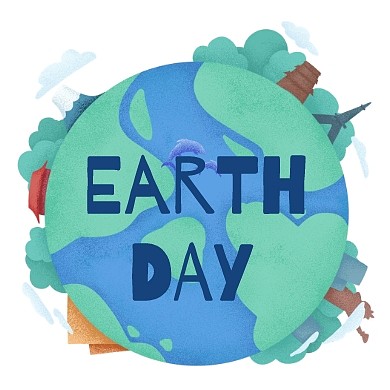 人类的共同家园地球日蓝色公众号封面次图