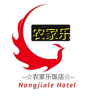 农家乐饭店logo设计简约风
