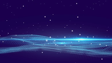 图怪兽原创元素商务线条科技光背景