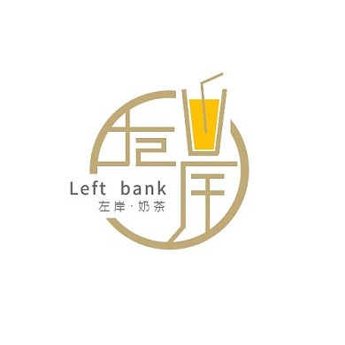 简约几何饮品店标志