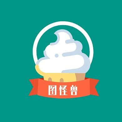 甜点店logo蛋糕白色黄色卡通店铺标志