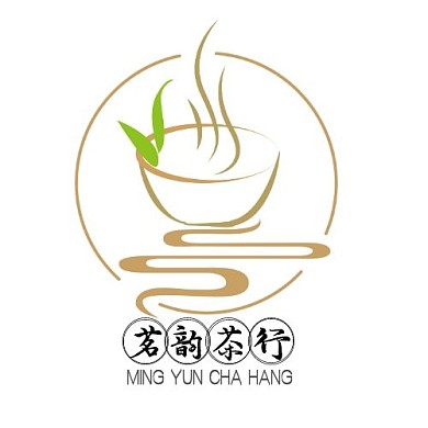 茗韵茶行logo