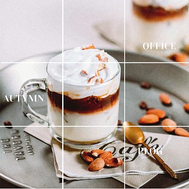 简约质感咖啡PLOG模板