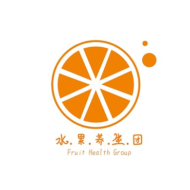 水果养生团logo设计