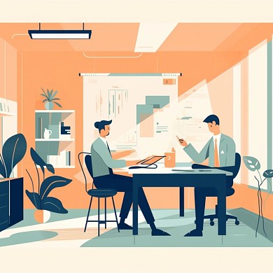 商务 扁平 插画 职场 办公 工作 背景 会议 AIGCsucai 元素 素材  AIGC AI数字作品 Midjourney (153)金融 理财