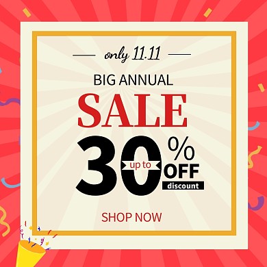 电商通用双11跨境电商优惠主图