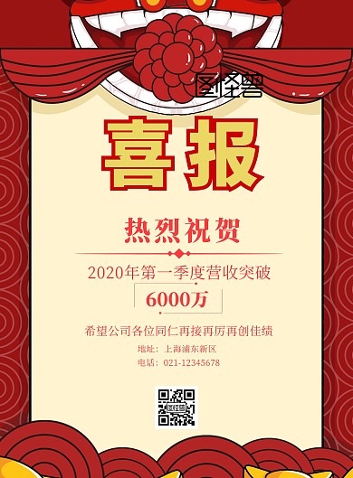高大上喜报