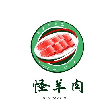 logo设计生态肉简约图标品牌宣传头像