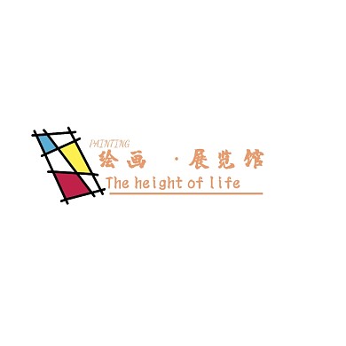 文化艺术绘画展馆创意logo设计