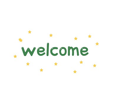 welcome欢迎光临朋友圈文字星星封面