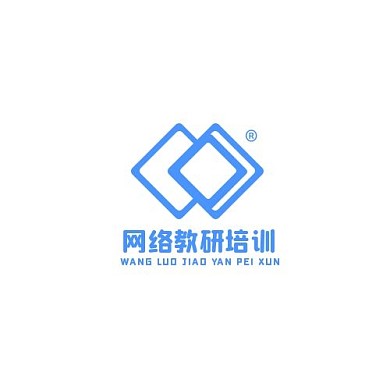 几何简约网络教研培训LOGO