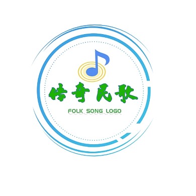 圆形天宇民歌logo设计
