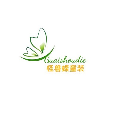 logo设计蝴蝶童装品牌头像