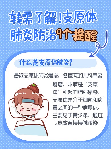 支原体肺炎科普宣传融媒体小红书