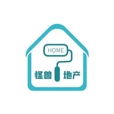 卡通扁平房地产logo设计