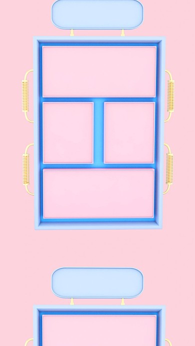 图怪兽原创元素C4D立体电商首页详情页