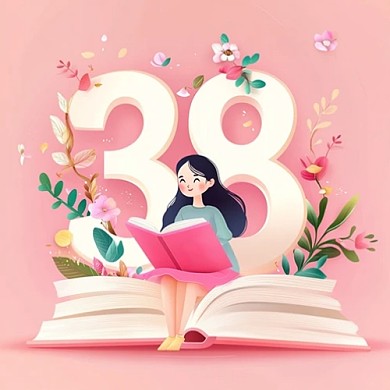 粉色简约风女神节公众号次图