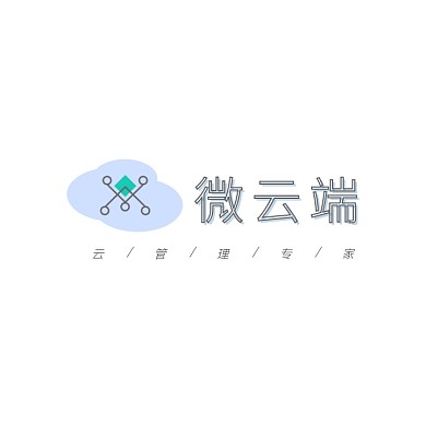 简约软件图标云管理logo