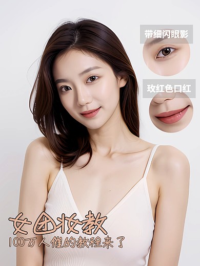 简约女团妆容教程PLOG