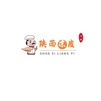 陕西凉皮卡通简约LOGO设计