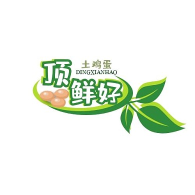 logo设计土鸡蛋生鲜土产标志