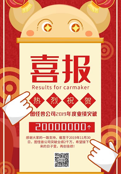 扁平风公司企业业绩喜报