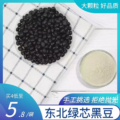 摄影食品黑豆淘宝主图