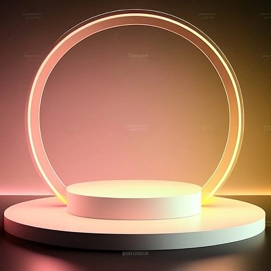 3D 电商场景搭建 banner 展台 展架  元素　AIGC AI数字作品 Midjourney (46)