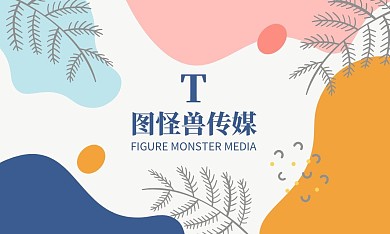 简约清新传媒公司策划总监名片