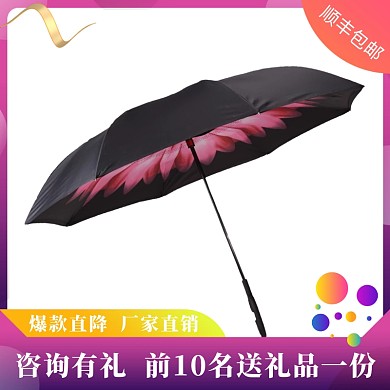 雨伞简约白色电商营销推广主图直通车