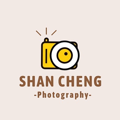 简约创意黄色卡通摄影logo