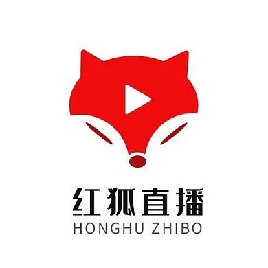 直播品牌简约可爱红色LOGO设计